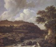 Jacob van Ruisdael A Mountainous Wooded Landscape with a Torrent (nn03) oil painting on canvas